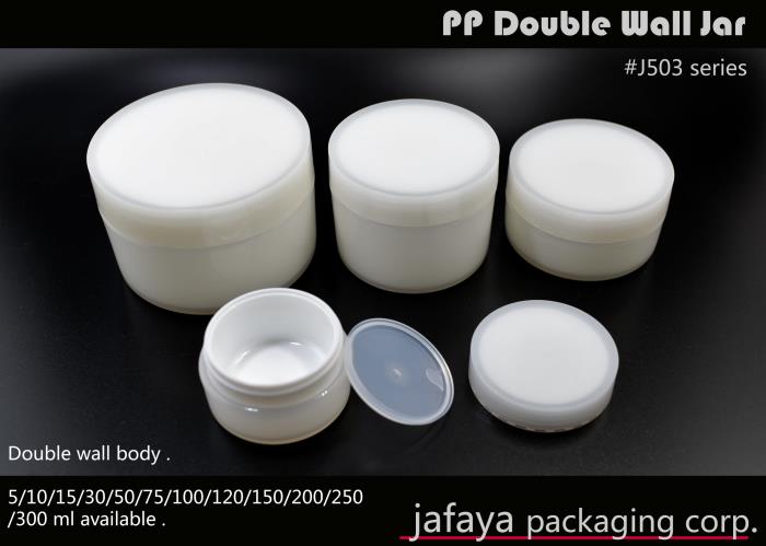 PP Double Wall Jar J503- 200ml